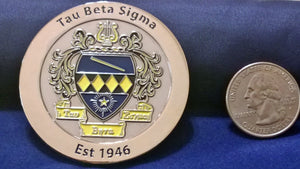 Tau Beta Sigma Challenge Coin