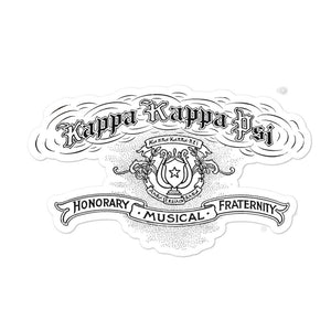 Kappa Kappa Psi - Retro Bubble-free stickers