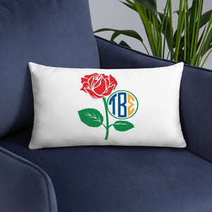 Tau Beta Sigma - Monogram Rose Frame - Basic Pillow Case w/ stuffing