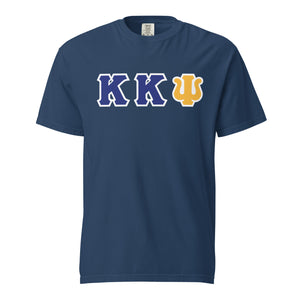 Kappa Kappa Psi - Greek Letters - Short Sleeve T-shirt (Vinyl)
