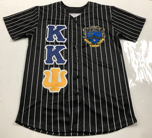 Kappa Kappa Psi - Black Baseball Jersey With Crest