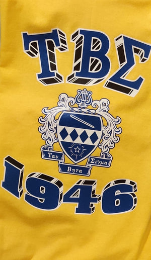 Tau Beta Sigma - 1946/Crest Block - T-Shirt