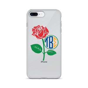 Tau Beta Sigma - Monogram Rose Frame - iPhone Case