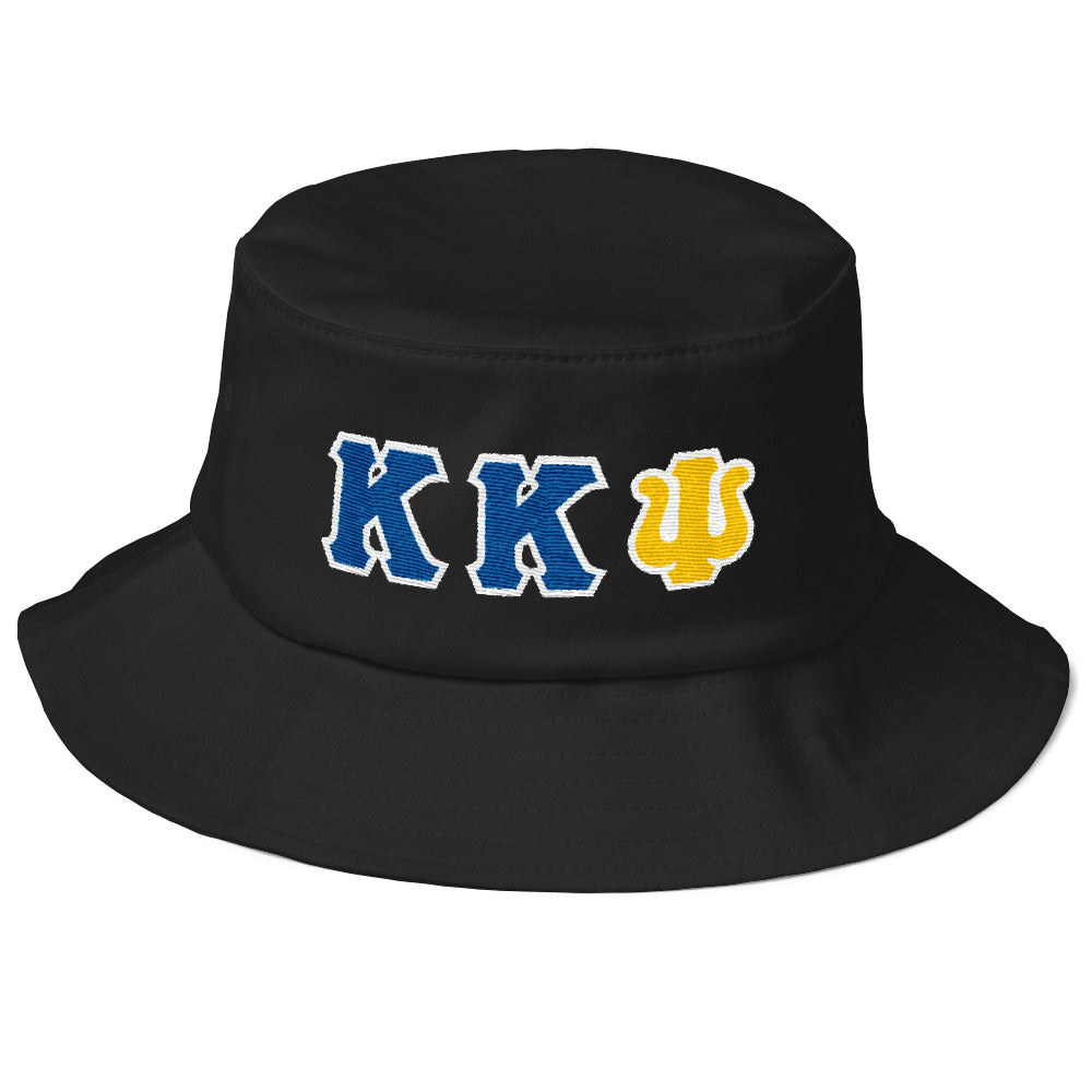 Back ordered) Kappa Kappa Psi - Greek Letters - Old School Bucket